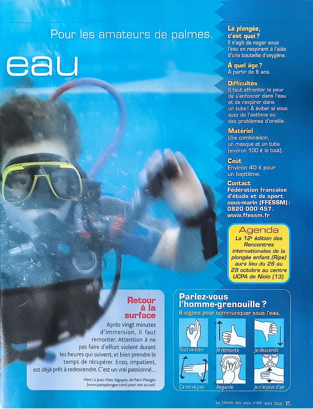 Article Le Monde des Ados Page 2